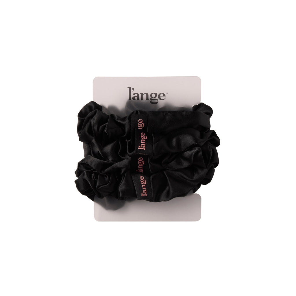 Large Satin Scrunchies 4 Piece Set